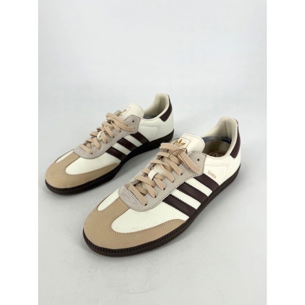 NWT adidas Samba OG Mens 11 Off White Earth Strata JI1991 Sneakers Blokecore - Picture 12 of 13